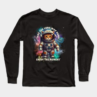 Cat T-shirt - catronauts Long Sleeve T-Shirt